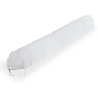 Relaxdays Tunnel de protection pour plantes , longueur 5 m, protection contre les nuisibles, pour plates-bandes, filet anti-oiseaux à mailles fines, non-tissé, blanc