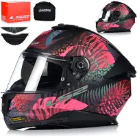 LS2 Ff808 Stream Ii Jungle Full Face Helmet Noir XL