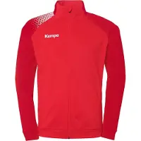 Kempa Veste Ambition 28 Poly , Taille:M, Coleurs:rouge/chili