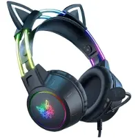 Onikuma Casque de jeu X15 Pro Black/Cat Ears