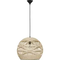 Nova Luce Suspension en rotin Marlo Boule Ø 48,5 cm