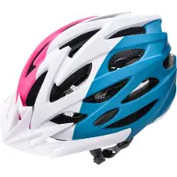 Meteor Marven I casque vélo homme femme enfant MTB rollerhelm S 52-56 cm rose / blanc / bleu marine