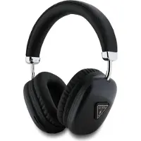 GUESS Saffiano Pu Leather Triangle Logo Wireless Headphones Noir