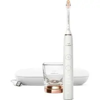Philips Brosse à dents électrique HX9911/23 Brosse à dents sonique pour adultes Rose gold, White
