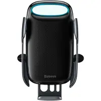 Baseus Milky Way 15W drahtlose Qi Autoladegerät Telefon automatische Halterung schwarz (WXHW02-01)