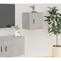 Prolenta Maison Exclusive - Meuble TV gris béton 40x34,5x40 cm