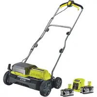 Ryobi Scarificateur/aérateur RY18SFX35A-240 36V brushless Ø35cm avec 2x4Ah et chargeur rapide 2A