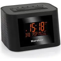Kärcher DAB 2420 Radio-réveil avec double alarme et DAB