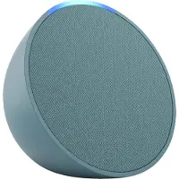 Amazon Echo Pop, Alexa, rond, vert, Android, Fire OS, iOS, 4,95 cm, boutons