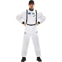 Widmann Combinaison astronaute blanc combinaison spatiale, taille:XXL