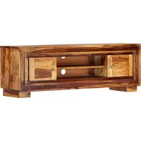 Prolenta Maison Exclusive - Meuble TV 118 x 30 x 40 cm en bois massif d'acacia