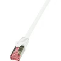 Logilink Professional CQ2121S Câble patch , cat. 6, S/FTP, 30,0 m, blanc