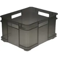 Keeeper 1545382700000 Boîte de rangement Euro-Box XL "bruno", 28 litres, gris