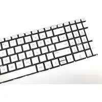 T-ProTek FRANÇAIS - Clavier argenté compatible HP Pavilion 15-eg1000