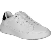 SKECHERS Baskets basses 'COURT BREAK' noir / blanc