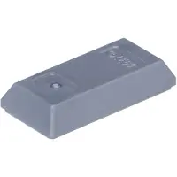 LEGO 250x lingot d'argent 1x2