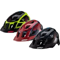 Leatt Casque MTB All Mountain 1.0 Junior, couleur rouge, taille XS.