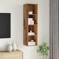 Prolenta Meuble TV exclusif - Ensemble de meubles TV de 37 x 37 x 142,5 cm, fabriqué en bois composite