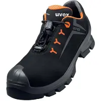 Uvex chaussures basses 2 STX S3 noir, orange largeur 10 T. 45