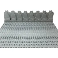 LEGO 2x4x6 Plaque de roche Montagne Gris clair - 47847 NOUVEAU ! Quantité 50x