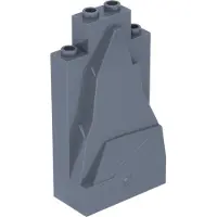 LEGO panneau de pierre 2x4x6 dbg