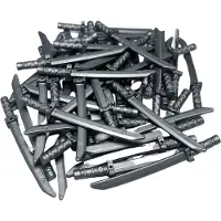 LEGO Katana sabre samouraï argent - 21459 NOUVEAU ! Quantité 75x
