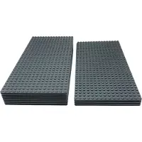 LEGO 16x32 Panneaux de base Gris foncé Constructible d'un côté - 3857 2748 NOUVEAU Quantité 25x