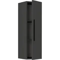VCM Étagère suspendue en bois | Étagère économiseuse d'espace | Dimensions: H. 95 x W. 30 x D. 30 cm | Étagère élégante suspendue | Étagère de rangement | Bibliothèque | Planche murale - Arila L Vertical