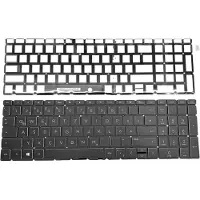 T-ProTek Clavier allemand éclairage compatible avec HP 15-da1300