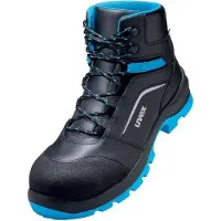 Uvex bottes 2 xenova S3 noir, bleu largeur 10 Gr. 51
