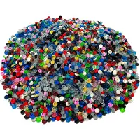 LEGO 1x1 Carreaux Carreaux ronds Mélangé - 98138 NOUVEAU Quantité 500x
