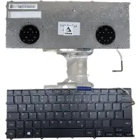 T-ProTek FRANÇAIS - Clavier noir avec cadre , éclairage compatible avec SAMSUNG NP900X3E
