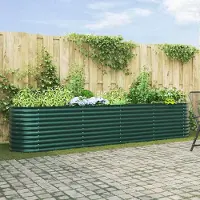 Prolenta Maison Exclusive - Potager surélevé vert 400 x 80 x 81 cm en acier