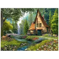Castorland Puzzle 2000 pièces Chalet dans la Forêt 200634