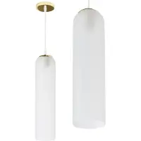 Toolight Lampe Suspendue APP665-1CP Gold White