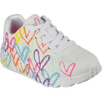 SKECHERS Uno Lite Spread The Love Trainers Blanc EU 28 Fille