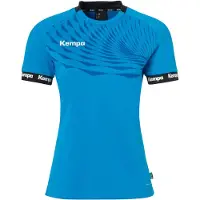 Kempa Wave 26 Short Sleeve T-shirt Bleu XL Femme