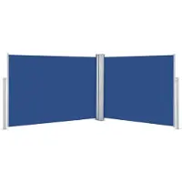 Syfax Auvent latéral rétractable Bleu 120 x 1000 cm