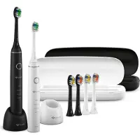 TrueLife SonicBrush Compact Duo brosse à dents électrique sonique, 2 supports 2 pcs
