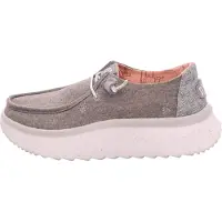 HEY DUDE Mocassins pour femmes en couleur unie