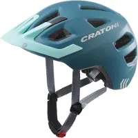 Cratoni Casque de vélo pour enfants Maxster Pro , Steel - Bleu, XS/S