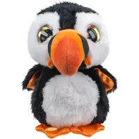 LUMO Stars doudou Lumo Puffin Lunni noir/blanc 15 cm