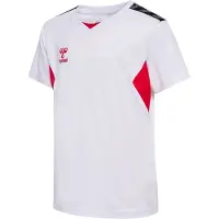 Hummel T-Shirt fonctionnel 'Authentic' rouge feu / noir / blanc