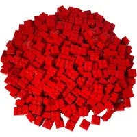 LEGO Briques 2x2 Rouge - 3003 NOUVEAU ! Quantité 50x