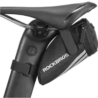 RockBros Bag Bike Pannier Under Saddle Durable Black