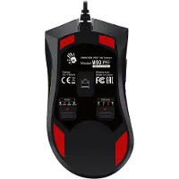 A4Tech BLOODY W90 Pro Activé, souris gaming rétro-éclairée, 16000 DPI, noir, USB