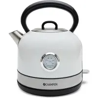 Champion Bouilloire Retro 1,7L VK402 Blanc crème