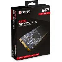 Emtec SSD Power Plus X250 - SSD - 512GB - intern - M.2 2280 - SATA 6Gb/s (ECSSD512GX250)