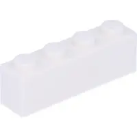 LEGO : 50 briques 1x4, blanches