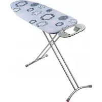 Kadax Planche à repasser pliable, 120x38cm Planche à repasser à vapeur avec filet métallique